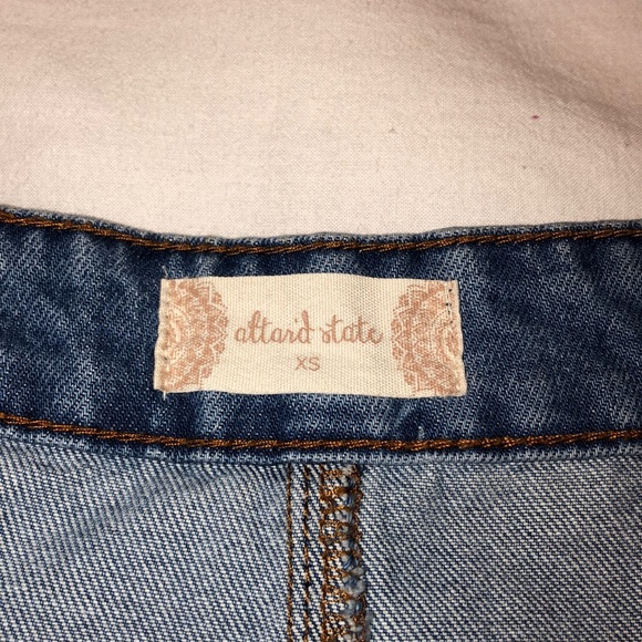 Altard state blue jean skirt - Picture 3 of 3